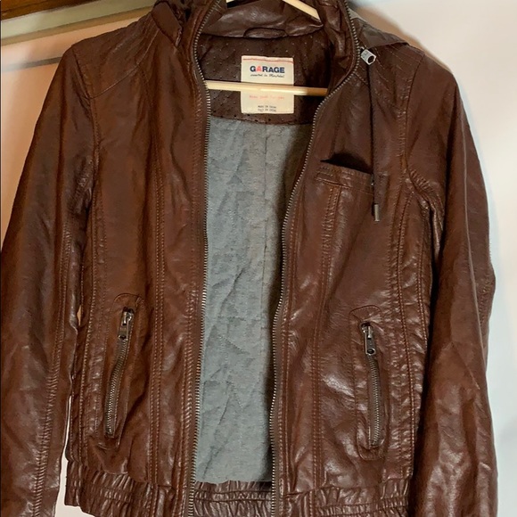 Garage faux leather jacket - Picture 7 of 9